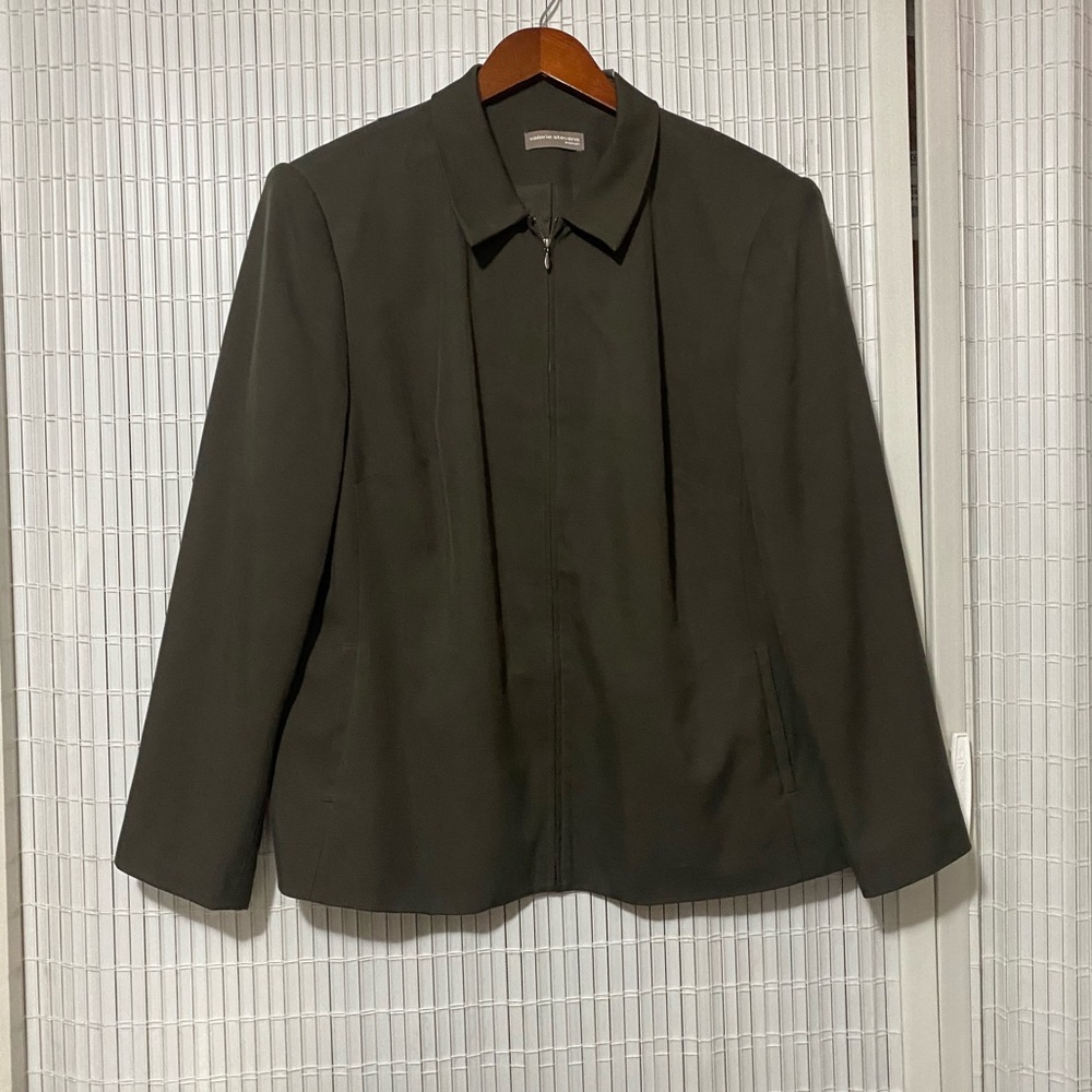 Valerie Stevens 100% Silk Blazer Jacket - Picture 2 of 5